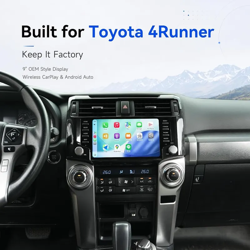 Dasaita Head Unit 4Runner – Modern dash bezel for older generations