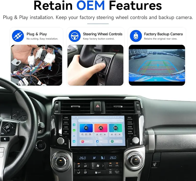 Dasaita Head Unit 4Runner – Wireless smartphone integration features