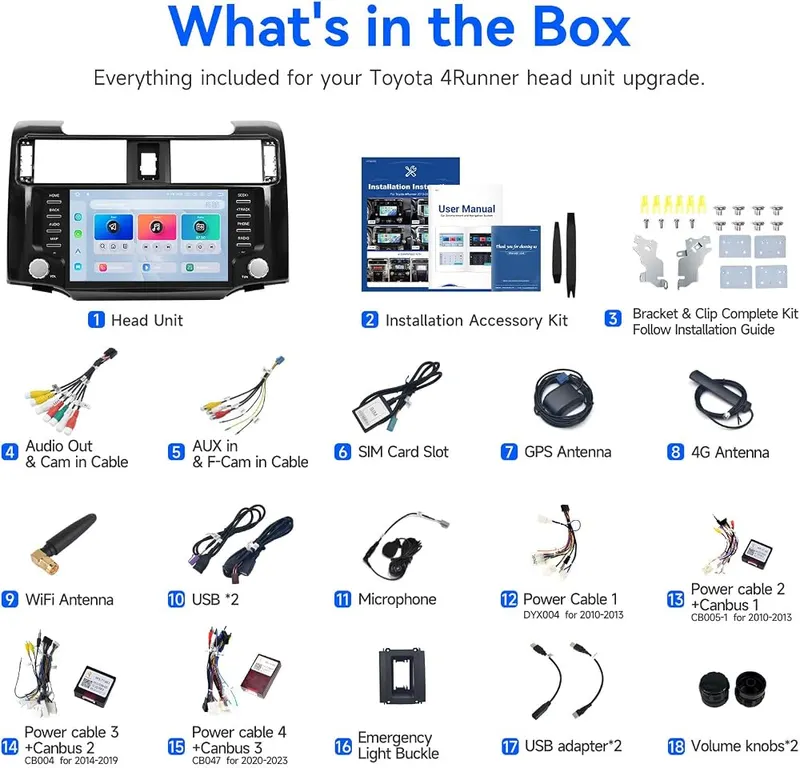 Dasaita Head Unit 4Runner – product photo 9 of 9