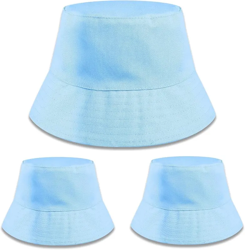 DASSNANE Bucket Hats Bulk Solid Color DIY
