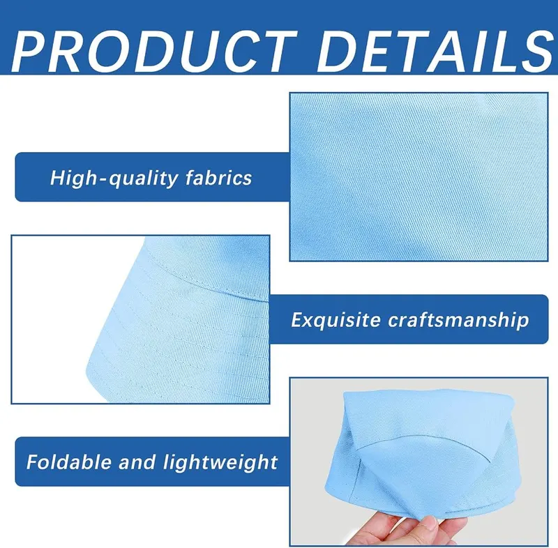 DASSNANE Bucket Hats Bulk Solid Color DIY – Fashionable and versatile