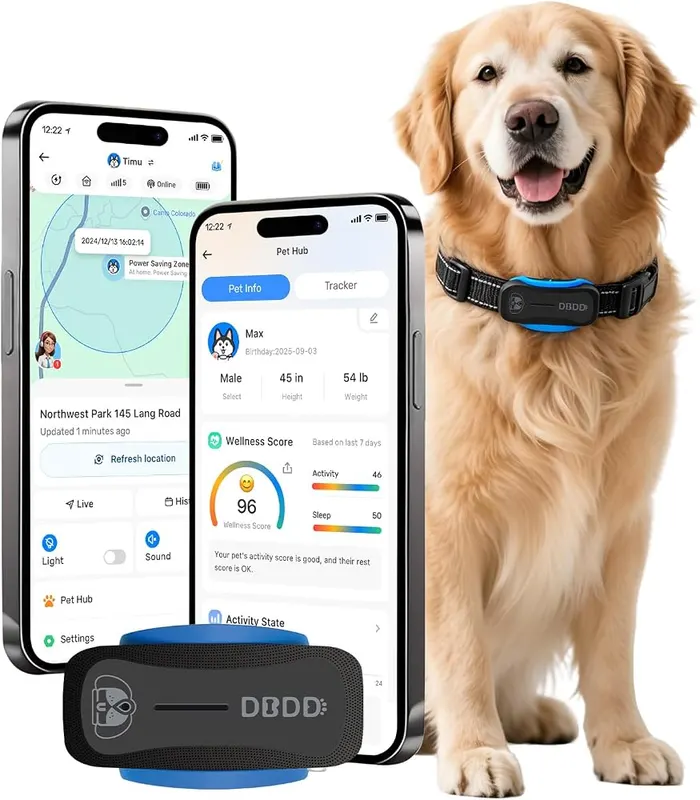 DBDD GPS Dog Tracker IP67 in Black-40