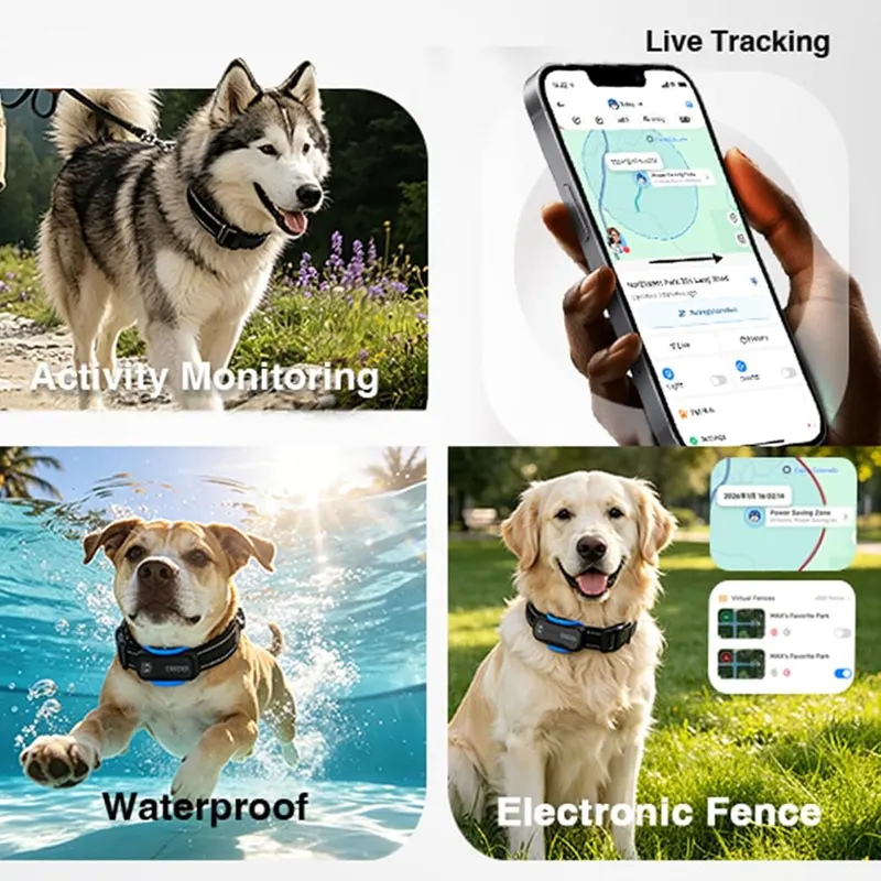 DBDD GPS Dog Tracker IP67 – Activity and rest tracking