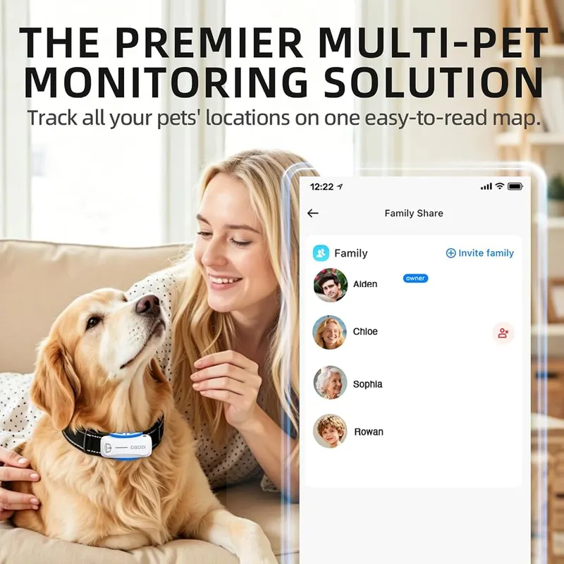 DBDD GPS Dog Tracker IP67 White – product photo 7 of 9
