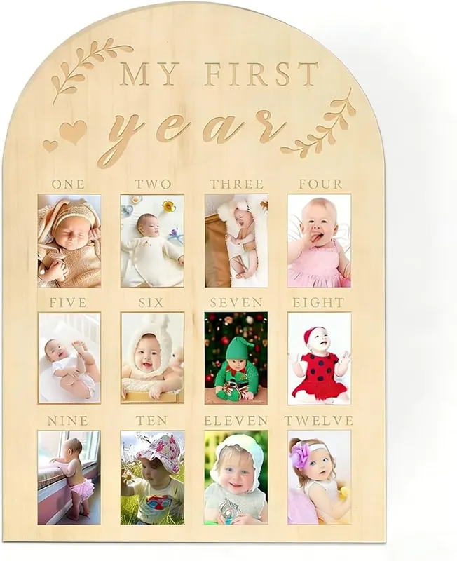 DegoCython Baby First Year Photo Board