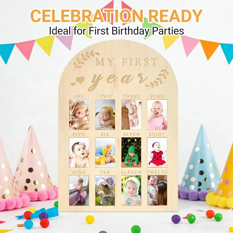 DegoCython Baby First Year Photo Board – product photo 8 of 9