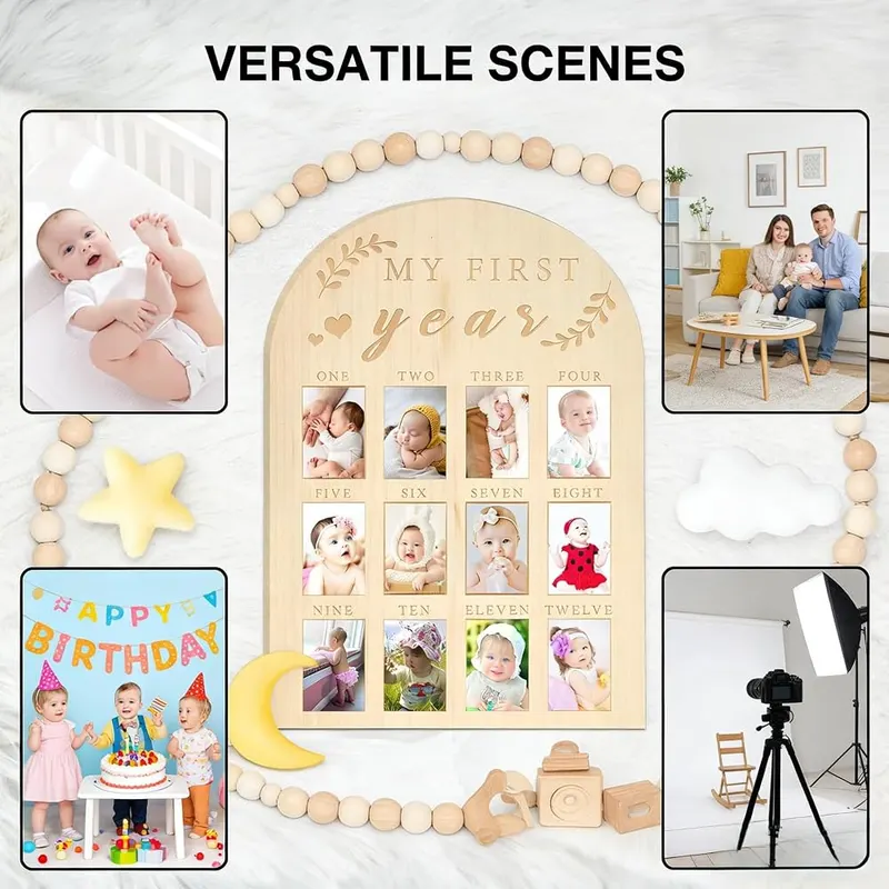 DegoCython Baby First Year Photo Board – product photo 9 of 9