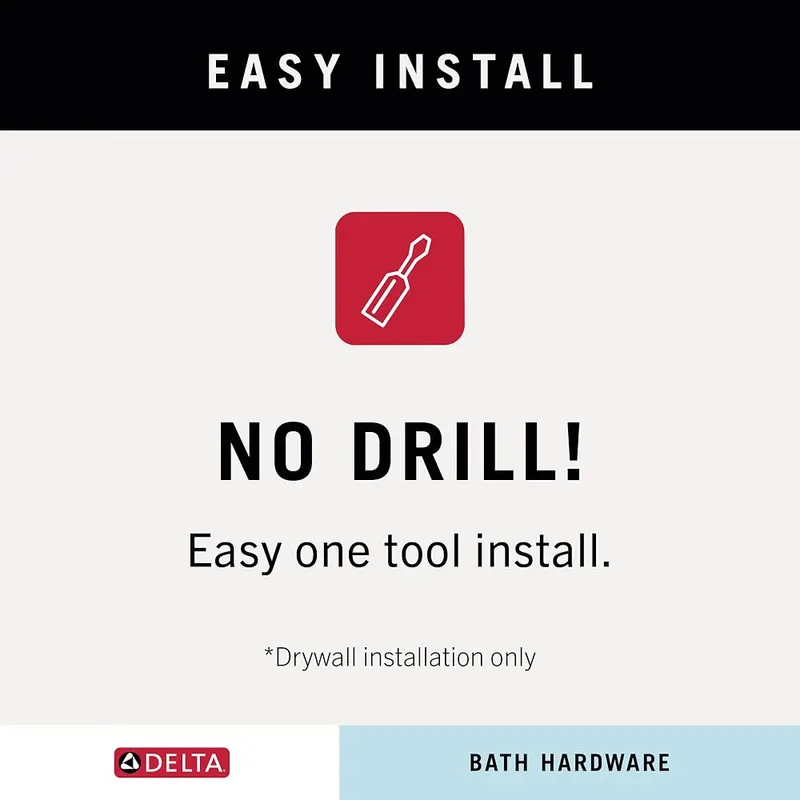Delta Double Towel Hook – Easy Install