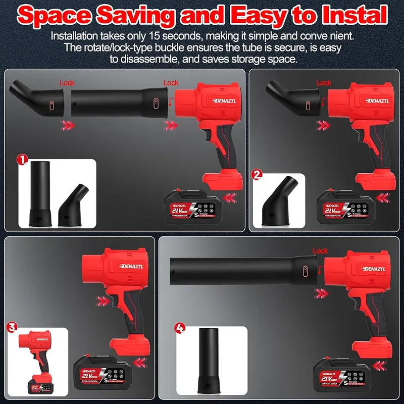 Denaztl Leaf Blower Cordless – 650 CFM airflow listed