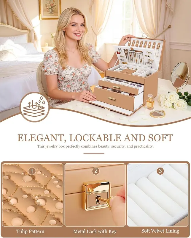 DesignSter Jewelry Box Storage – Quality & Durable