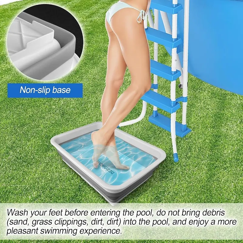 Desunqin 11.8″ x 7.87″ x 4.5″ Pool – Compact Portable Design