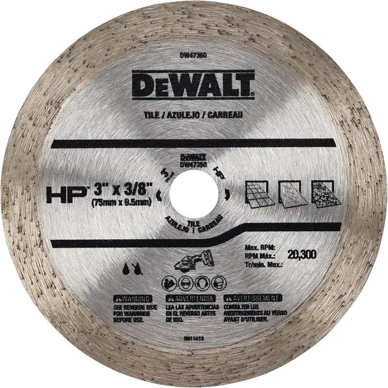Dewalt 3IN Continuous HP Tile
