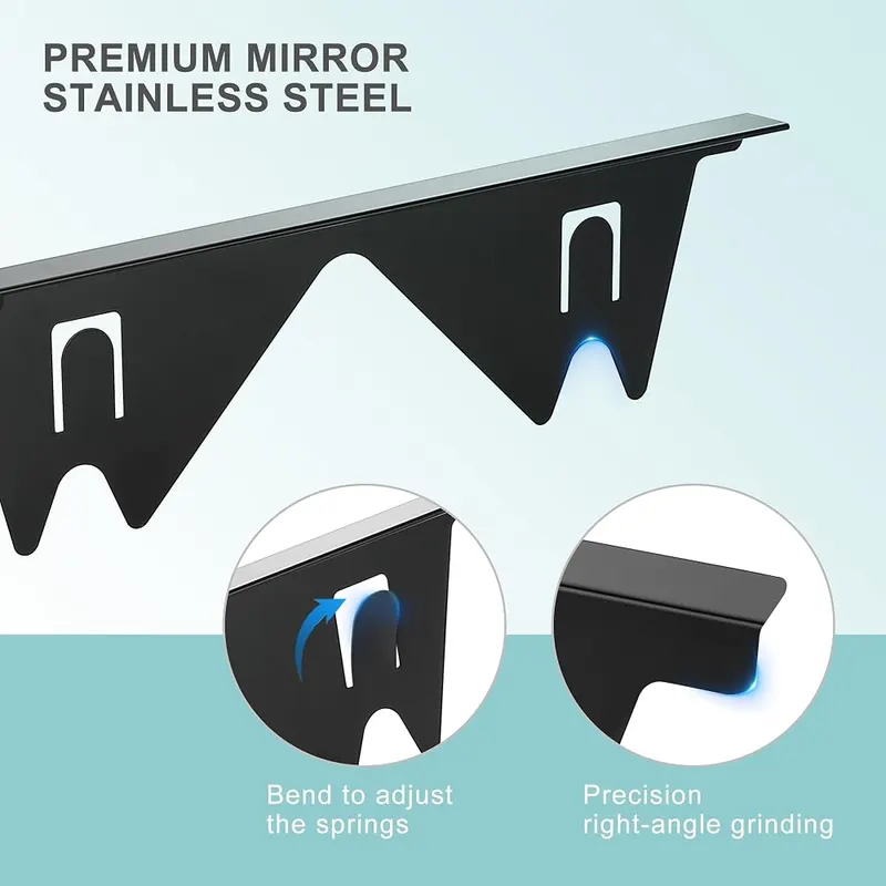 DGLOZE 2 Pack Stainless Steel Stove Gap – Durable Stainless Steel Construction