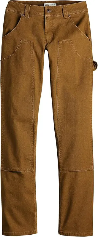 Dickies Women’s Stretch Duck Double Front Carpenter – Sits at waist