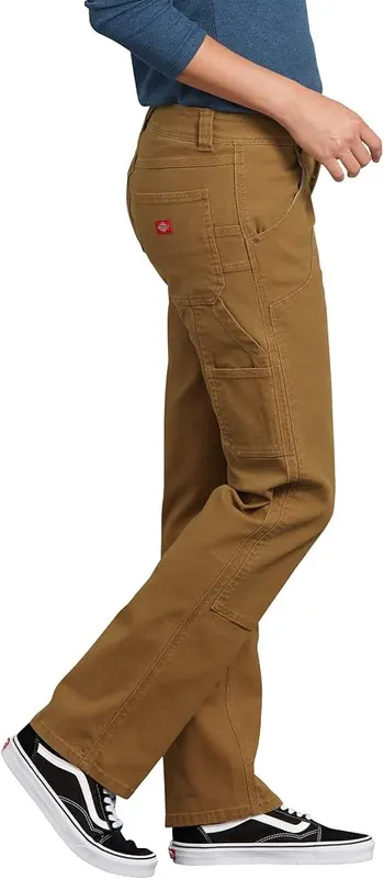 Dickies Women’s Stretch Duck Double Front Carpenter – Utility pockets and hammer loop