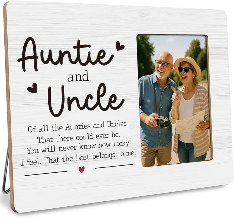 DIMSEOIUS Auntie and Uncle Picture Frame Gifts