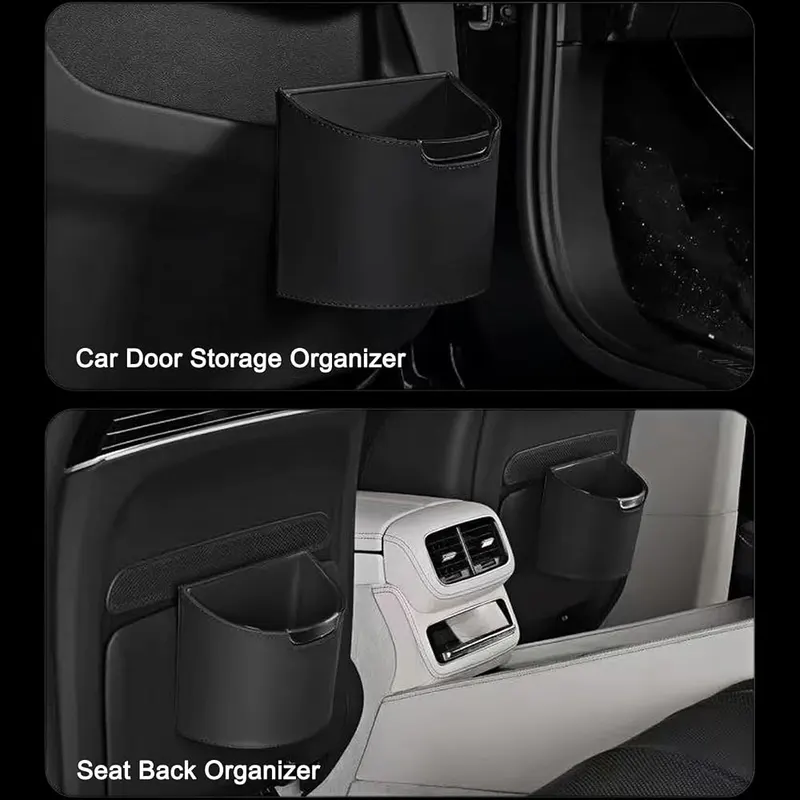 DINUQI Leakproof Car Trash Can – Waterproof & Leakproof Removable Liner