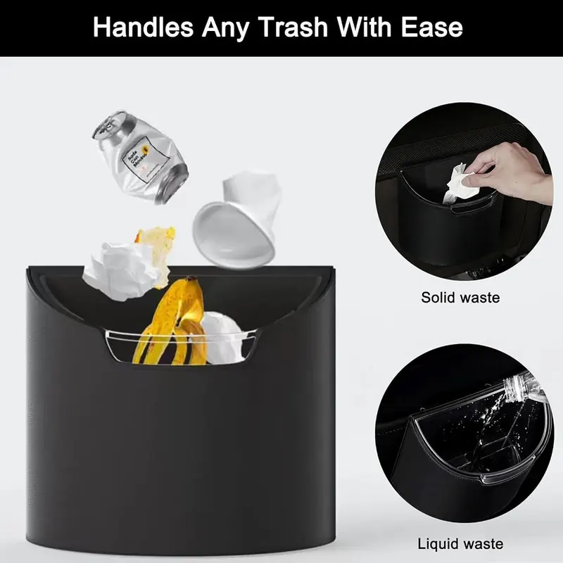 DINUQI Leakproof Car Trash Can – Multipurpose for Car, Home & Office