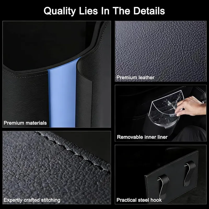 DINUQI Leakproof Car Trash Can – product photo 7 of 8