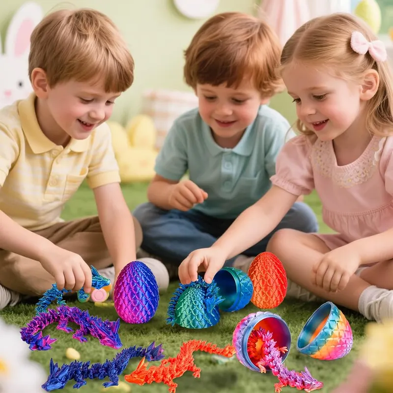 DIRMXRY 3D Printed Animals Dragon Toys Eggs – product photo 7 of 7