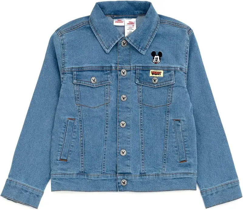 Disney Mickey Mouse Little Boys Denim Jacket