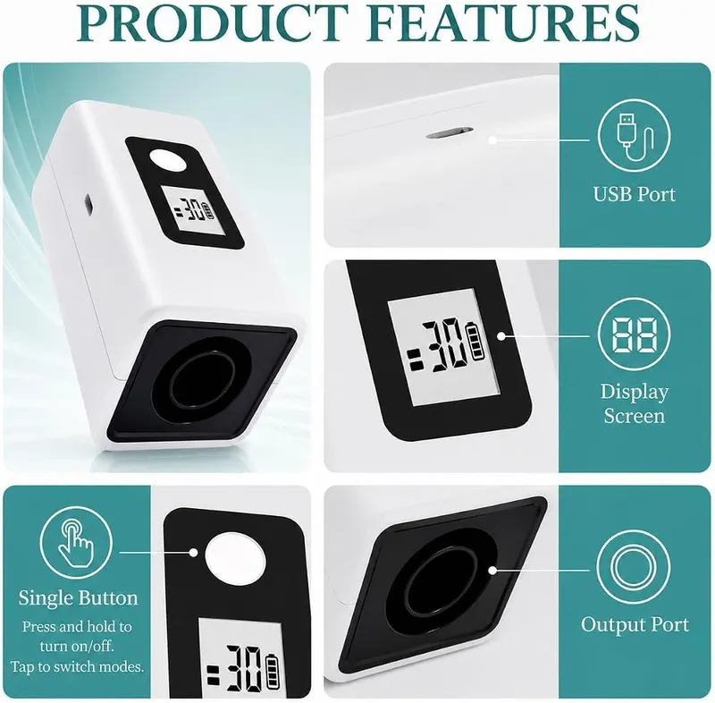 DIVCIDLC Portable Household Cleaning Machine – LCD display with multiple timer options