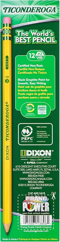 Dixon TICONDEROGA Woodcase Pencils – Brand