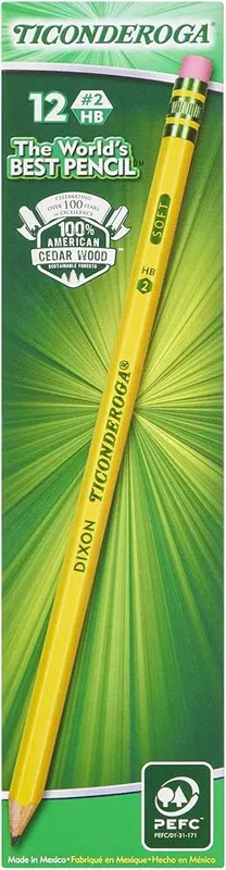 Dixon TICONDEROGA Woodcase Pencils – Color