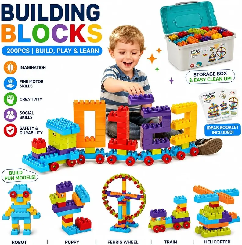 DIYBee Building Blocks – Over thirty five creative build ideas