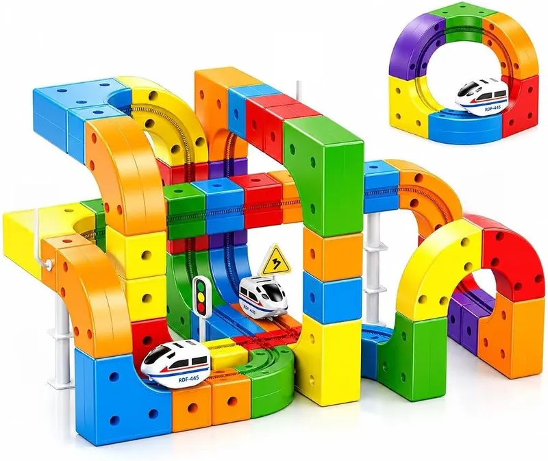 DIYBee Electric Train Track Set STEM Toy
