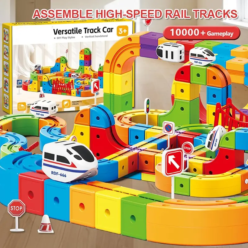 DIYBee Electric Train Track Set STEM Toy – product photo 7 of 9