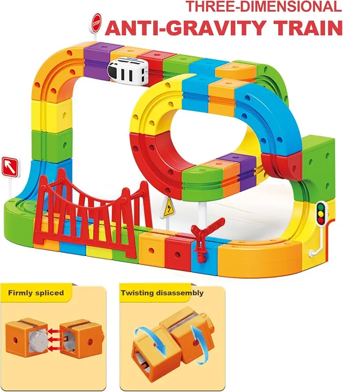 DIYBee Electric Train Track Set STEM Toy – product photo 8 of 9