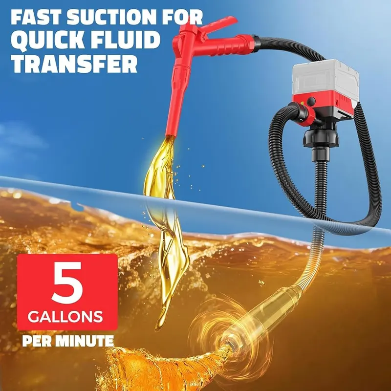 DIYtoolifz Fuel Transfer Pump Compatible – Up to 5 GPM flow