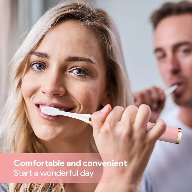 Dnil 2-Pack Rechargeable Sonic Toothbrush – Designed for adults