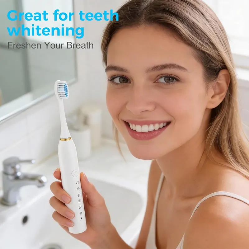 Dnil Electric Sonic Toothbrush 3-Pack – Listed 60-day battery life