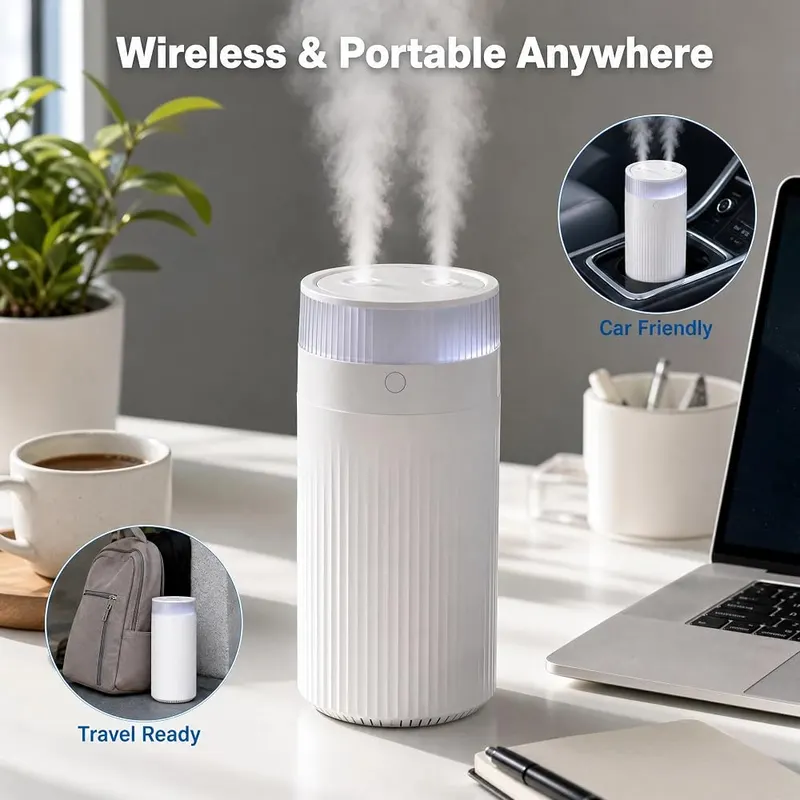 Dnil Portable Mini Humidifier 1.2L – Cool mist output