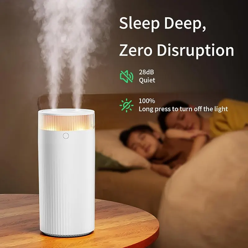 Dnil Portable Mini Humidifier 1.2L – Night light with one-button control