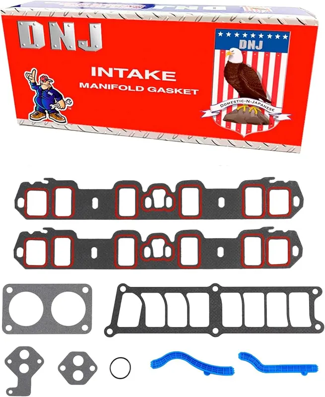 DNJ IG4113 Intake Manifold Gasket Set in Grey, Blue, Red