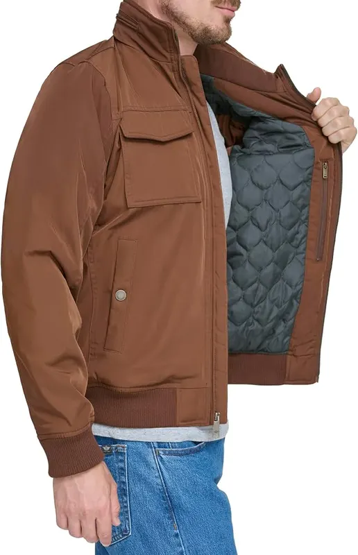DOCKERS Men’s Quilted Lined Flight Bomber Jacket 4XL – product photo 7 of 7