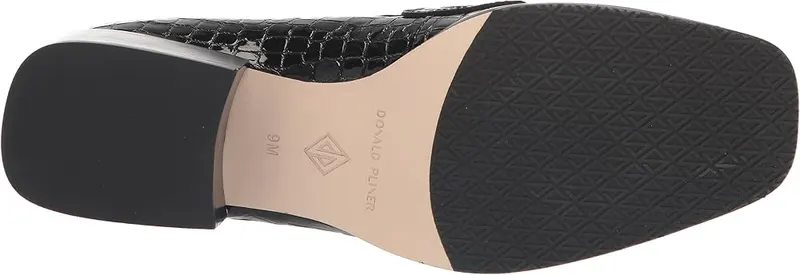 Donald J Pliner AVI-66 6 Black – Patent croco print leather upper