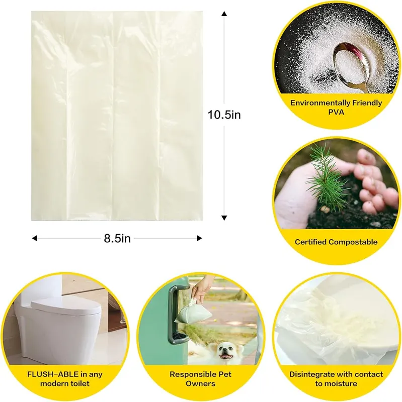 Doodie Flush Flushable Dog Poop Bags – product photo 2 of 7