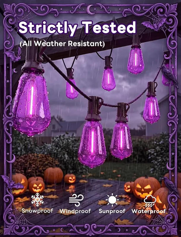 Doratale Purple Halloween Lights – product photo 3 of 7