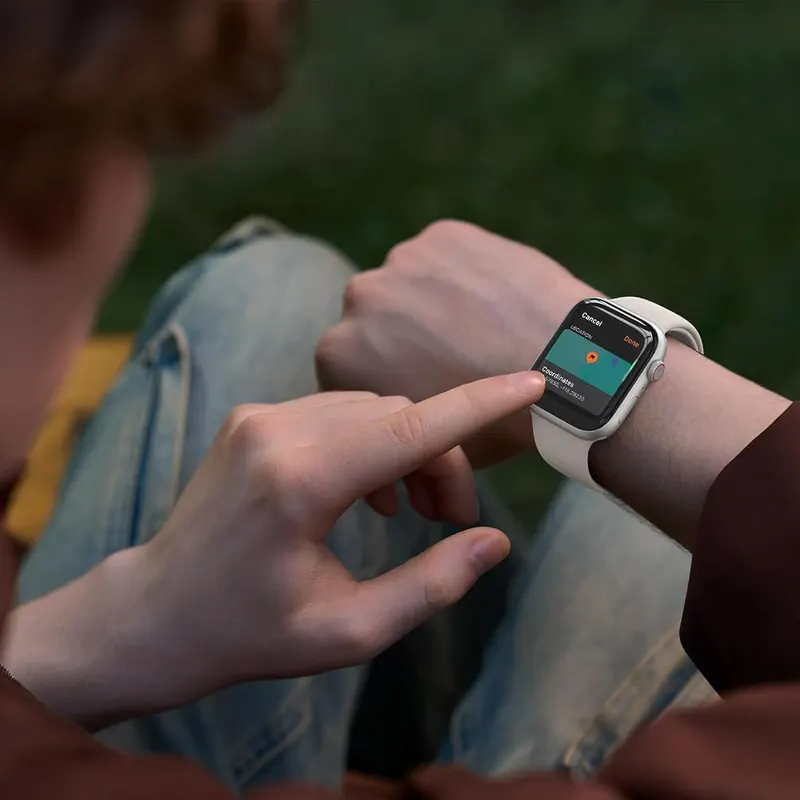 DOSOCAI ColorPop Band Clementine – Secure metal connection adapters