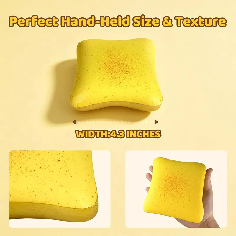 DPZZ 2-Pack Butter Toast Slow Rising Squishy – product photo 6 of 7