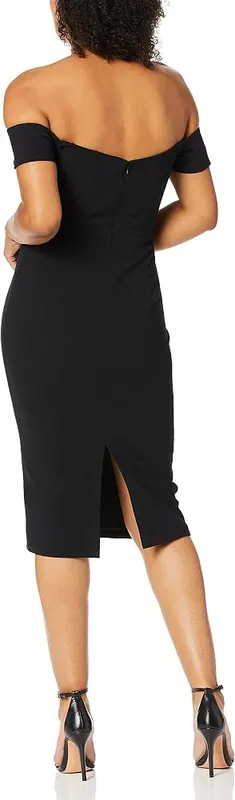 Dress the Population Womens Bailey Off Shoulder Sweetheart – Contemporary fit