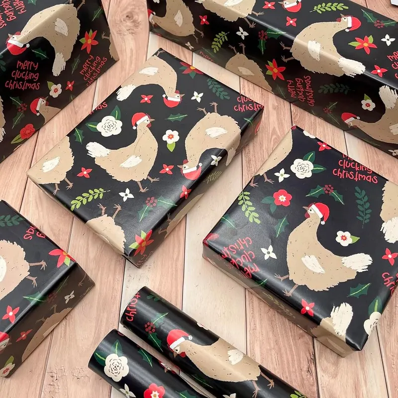 Dtiafu Chicken Wrapping Paper – Versatile Use