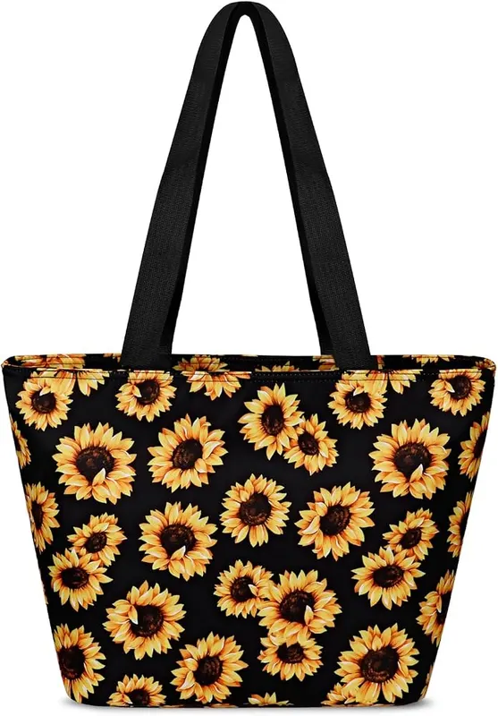 Duryarhall Durable Waterproof Tote Bag in Sunflower