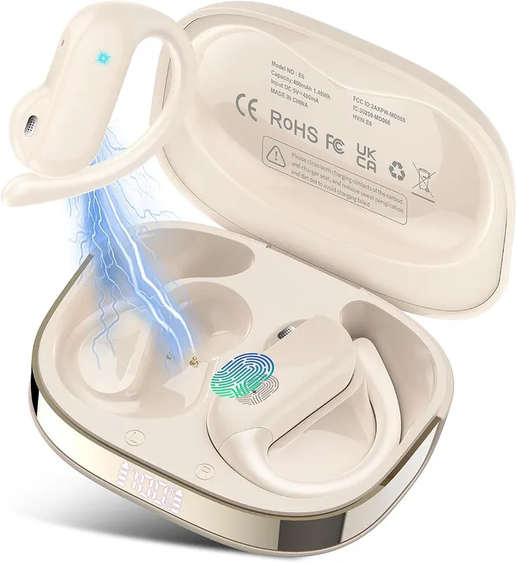 DUSONLAP Ai Translation Earbuds Real Time in White