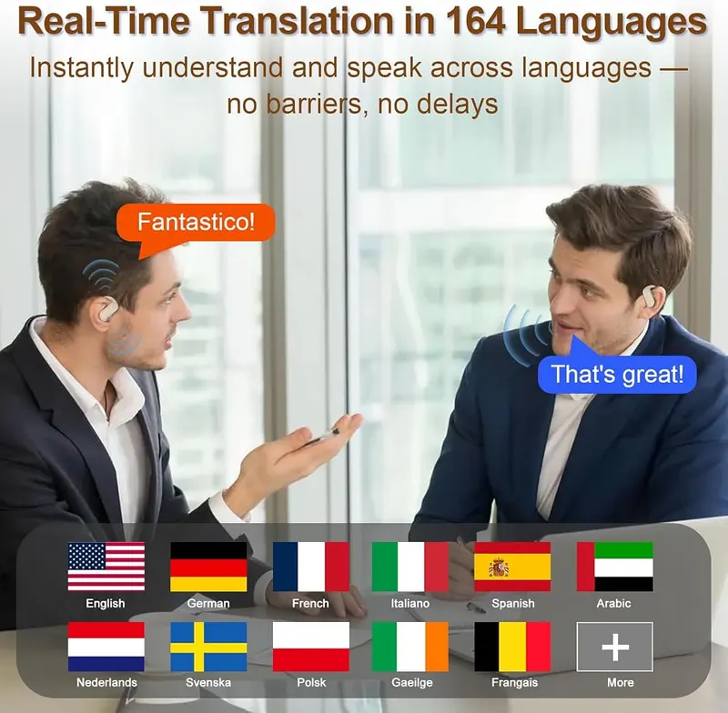 DUSONLAP Ai Translation Earbuds Real Time – Important notice