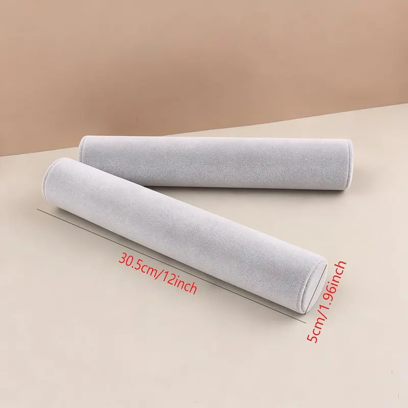 Dzrige 2Pack Velvet Bracelet Holder Stand Bangle Grey – Convenient two pack display set